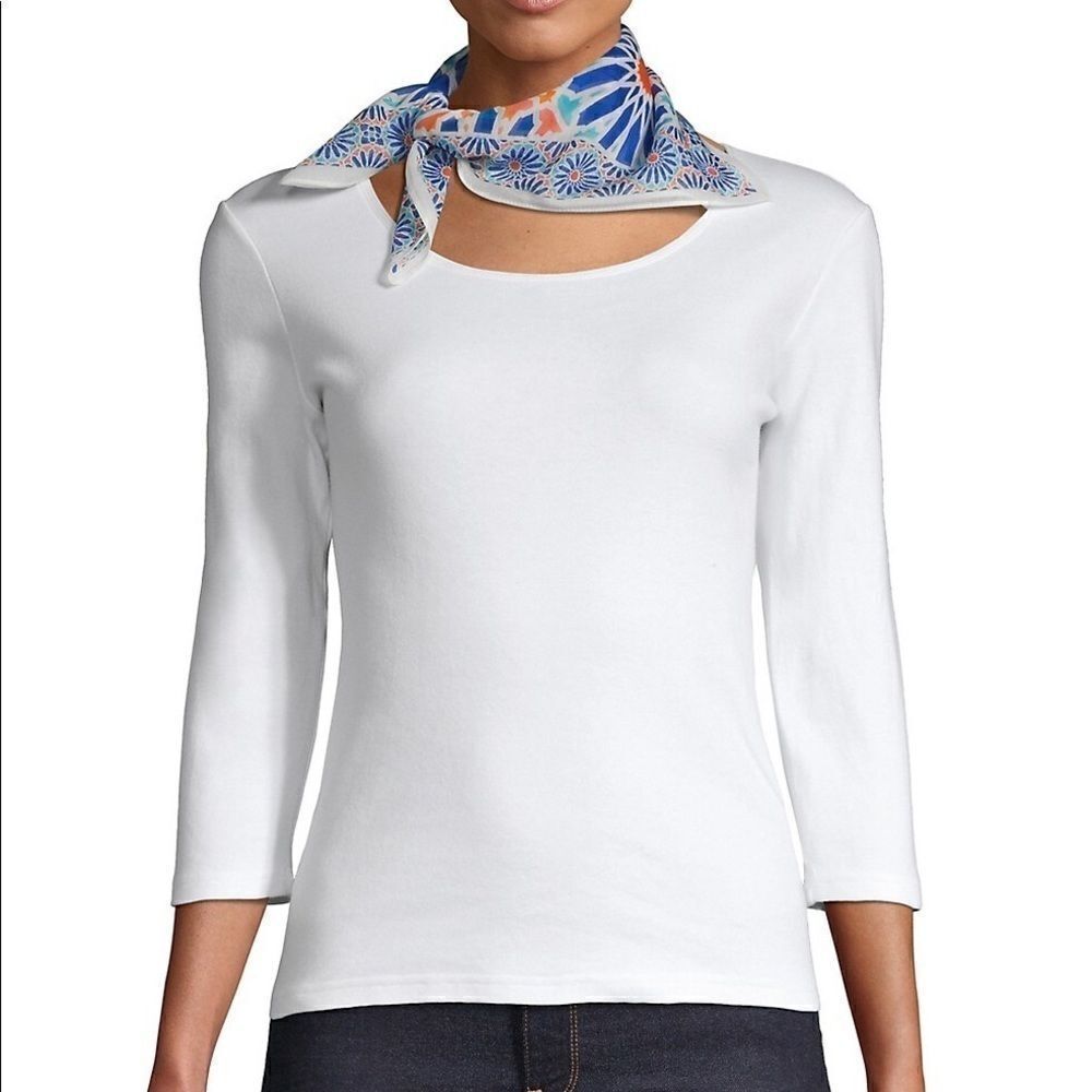 Rebecca Minkoff Printed Cotton & Silk-Blend Bandana